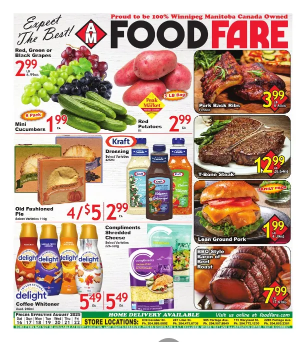 Food Fare Sales from August 16 to August 22 2025 - flyer page 1