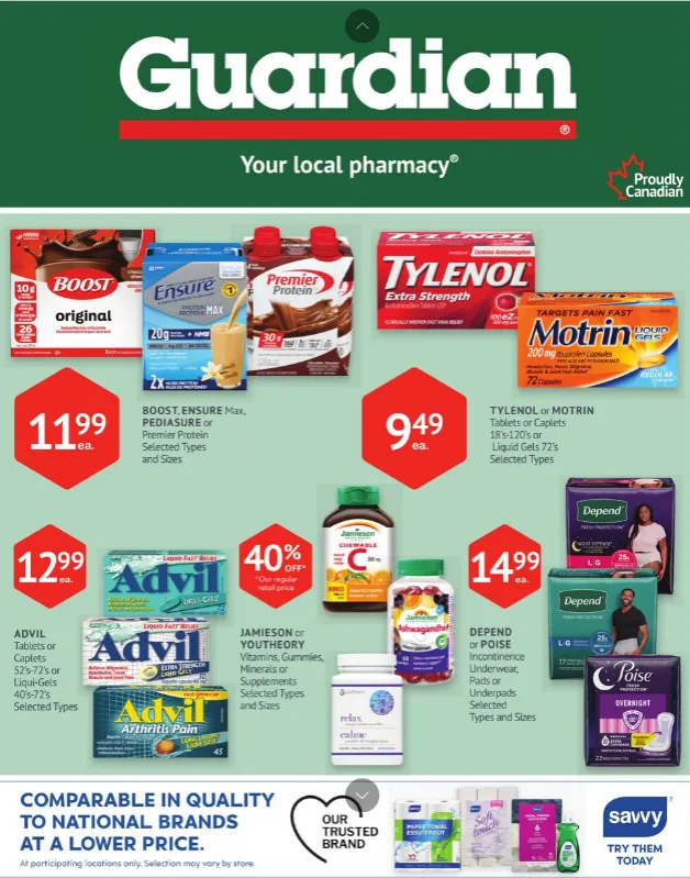 Guardian Pharmacy Sales from August 21 to September 25 2025 - flyer page 1