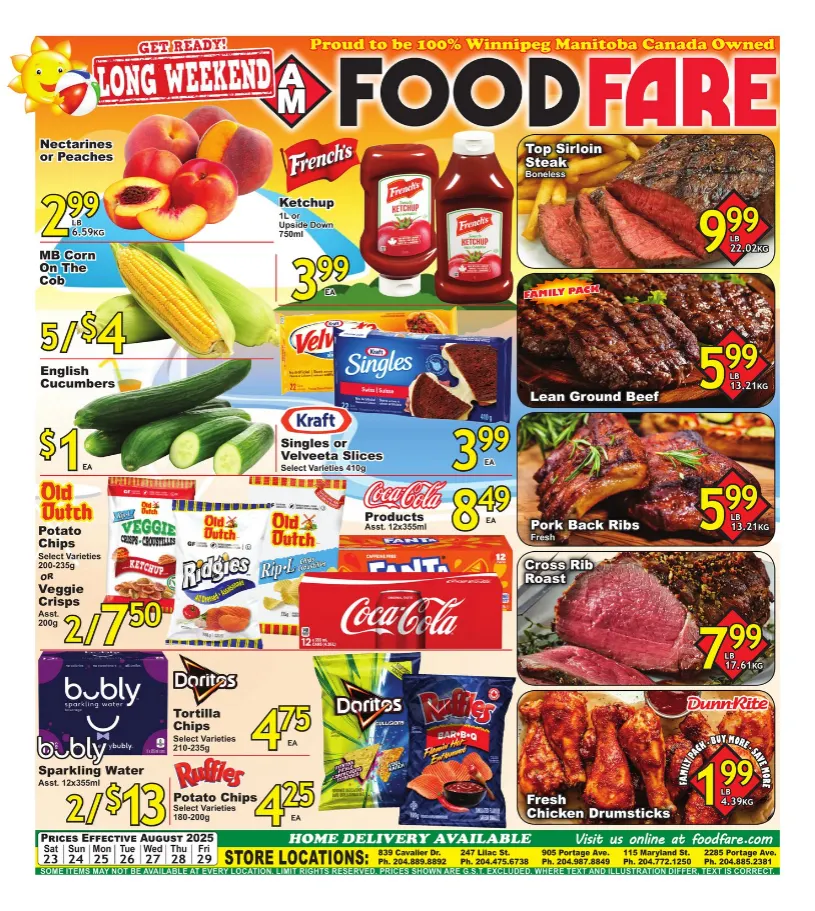Food Fare flyers from August 23 to August 29 2025 - flyer page 1
