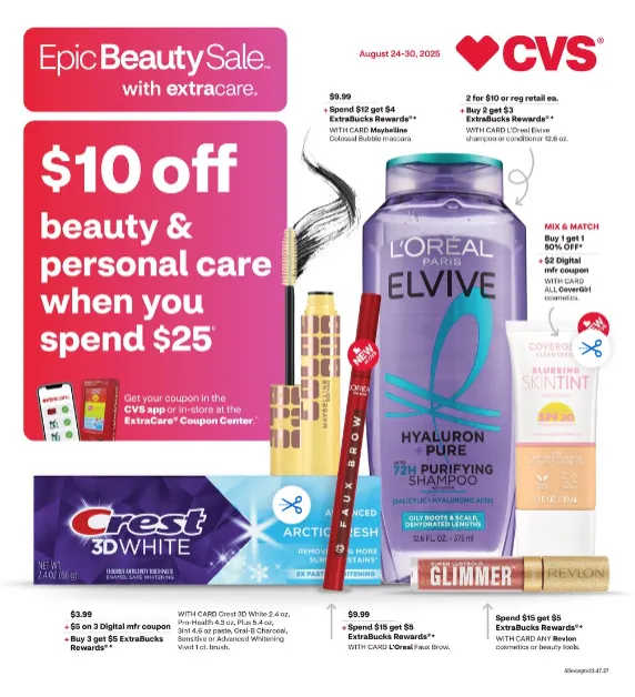 CVS Health Sales - August 24 August 30 2025