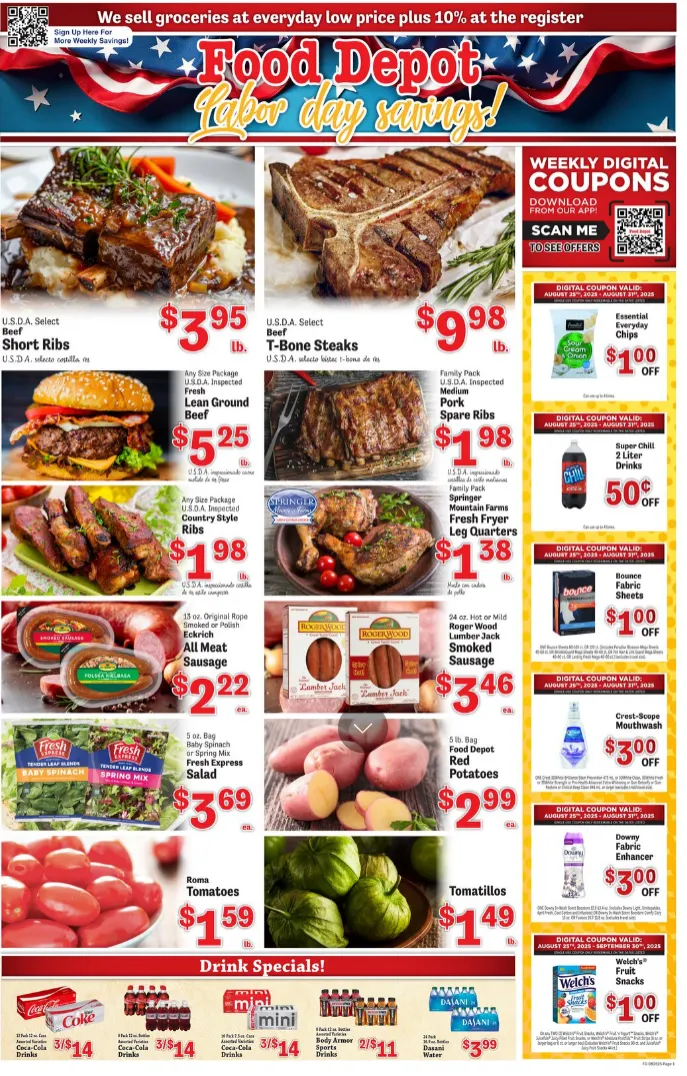 Weekly ad Food Depot Sales from August 25 to August 31 2025 - Page 1