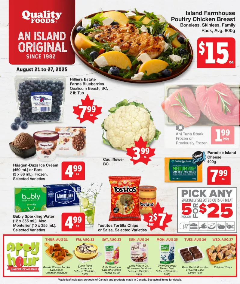 Quality Foods flyers from August 21 to August 28 2025 - flyer page 1