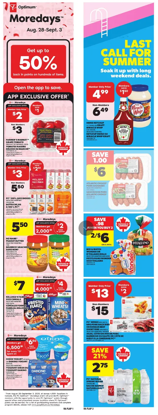 Atlantic Superstore flyer from August 28 to September 3 2025 - flyer page 1