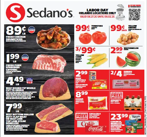 Weekly ad Sedano's Sales from August 27 to September 2 2025 - Page 1