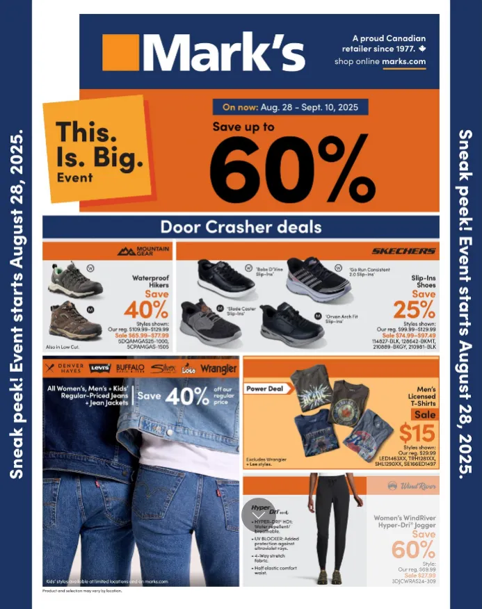 Mark's flyers from August 28 to September 10 2025 - flyer page 1