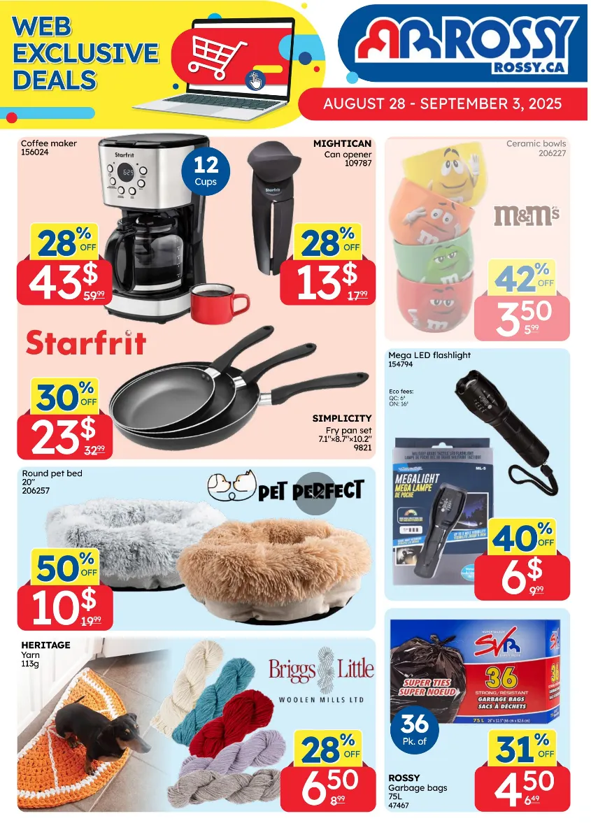 Rossy Sales from August 28 to September 3 2025 - flyer page 1