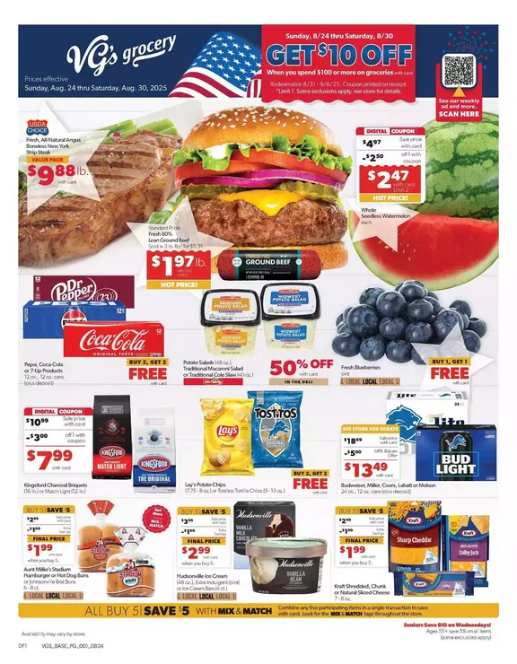 Weekly ad VG's Sales from August 24 to August 30 2025 - Page 1