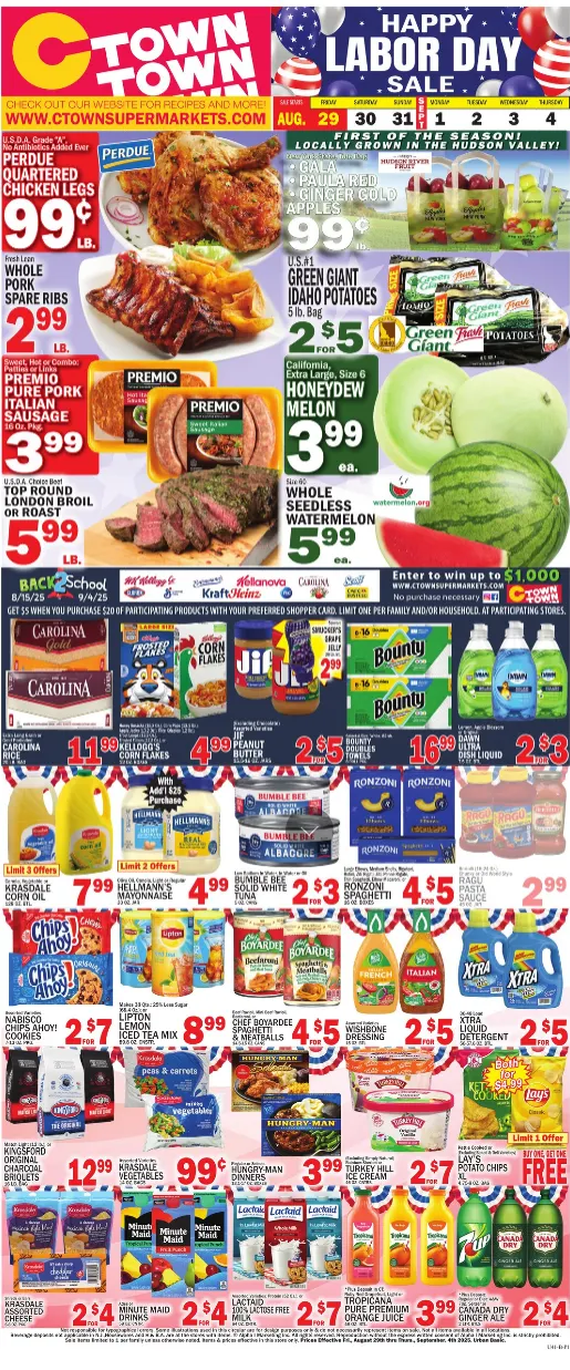 Weekly ad C-Town Sales from August 29 to September 4 2025 - Page 1