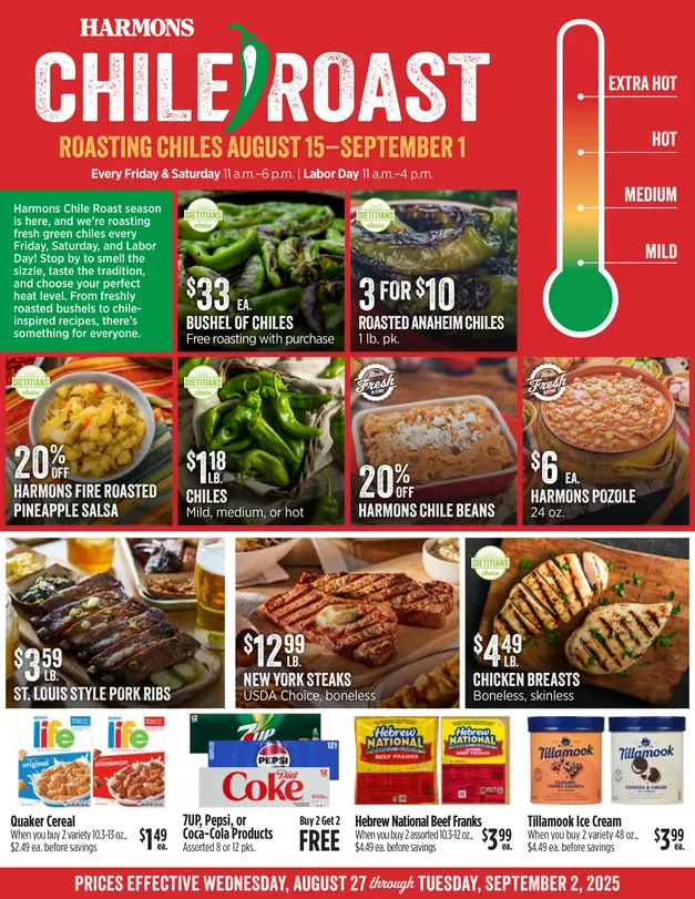 Weekly ad Harmons Sales from August 27 to September 2 2025 - Page 1
