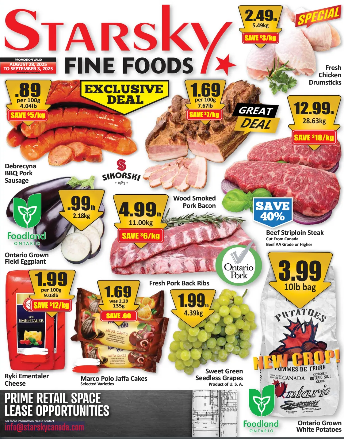Starsky Sales from August 28 to September 2 2025 - flyer page 1