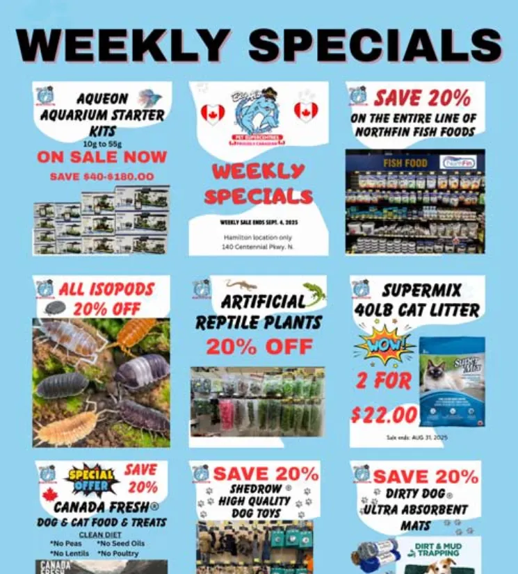 Big Al's Pets Sales from August 28 to September 4 2025 - flyer page 1