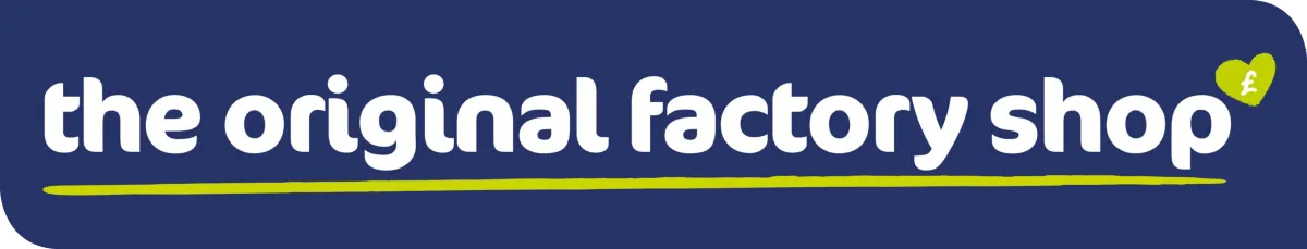 The Original Factory Shop logo. Current weekly ad