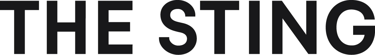 The Sting logo in de folder van deze week