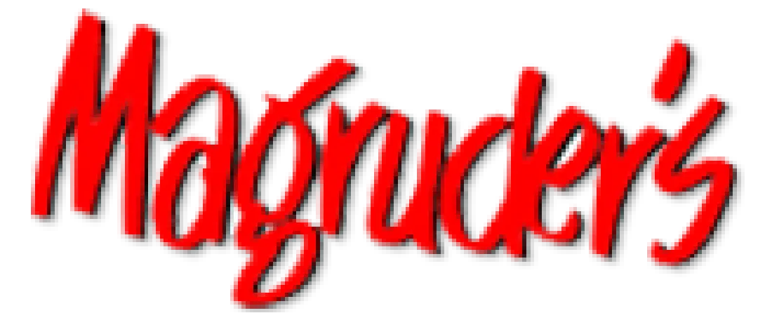 Magruder's logo. Current weekly ad