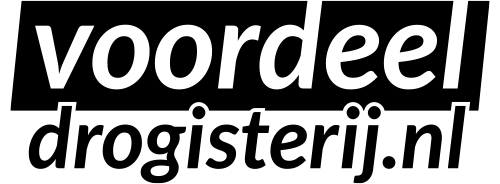 Voordeeldrogisterij logo in de folder van deze week