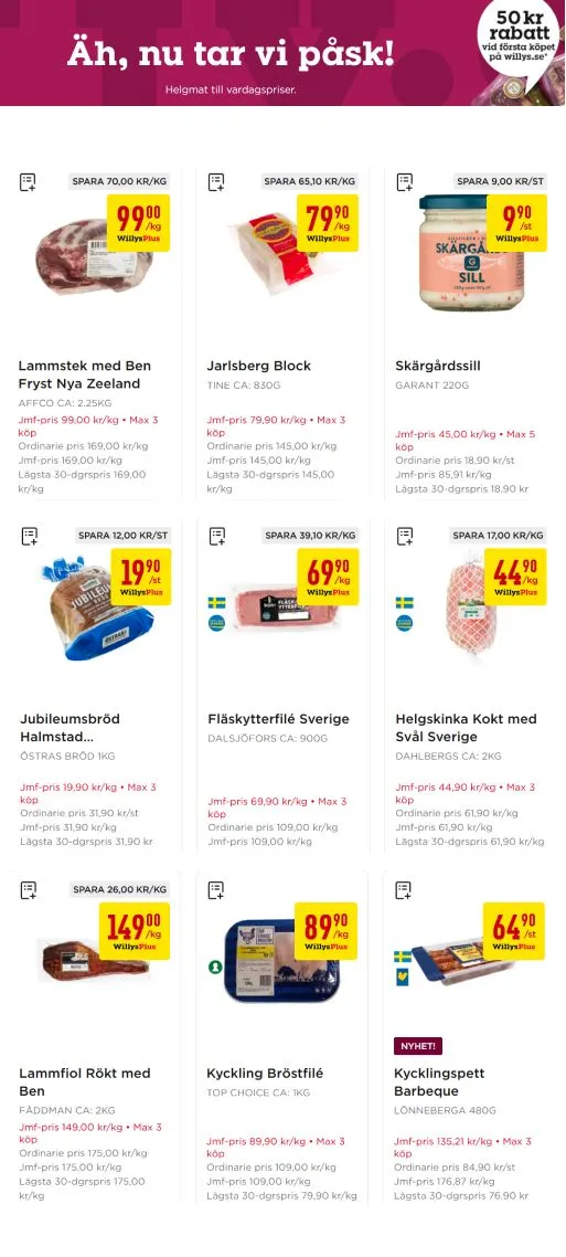 Willys från 11 april till 21 april 2025 - Reklamblad sidor 8