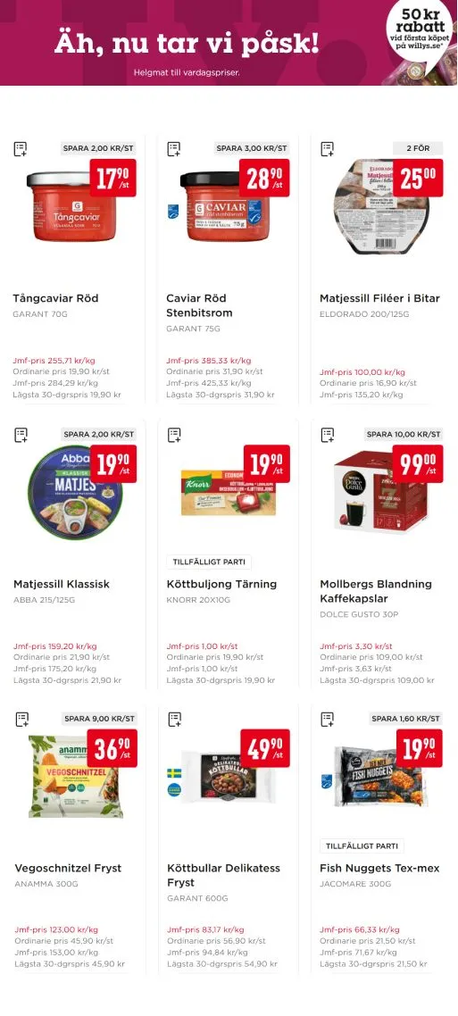 Willys från 11 april till 21 april 2025 - Reklamblad sidor 2