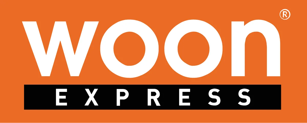 Woonexpress logo in de folder van deze week