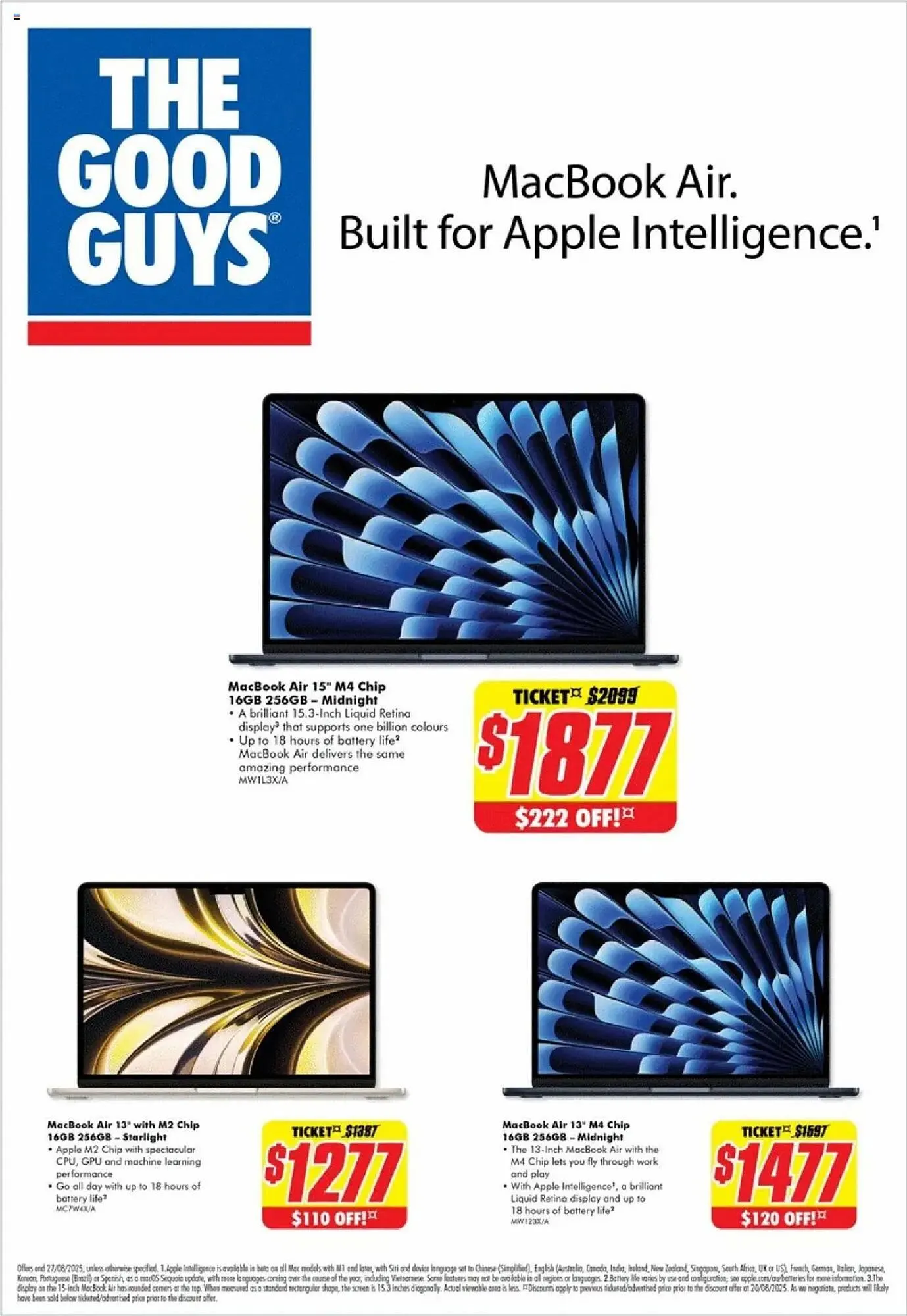 The Good Guys catalogue - Catalogue valid from 21 August to 27 August 2025 - page 1