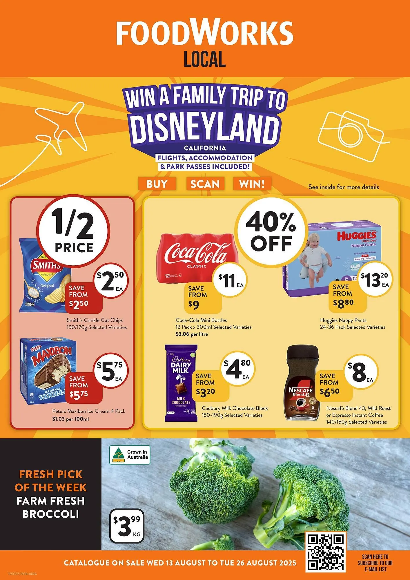 Foodworks catalogue - Catalogue valid from 13 August to 19 August 2025 - page 1
