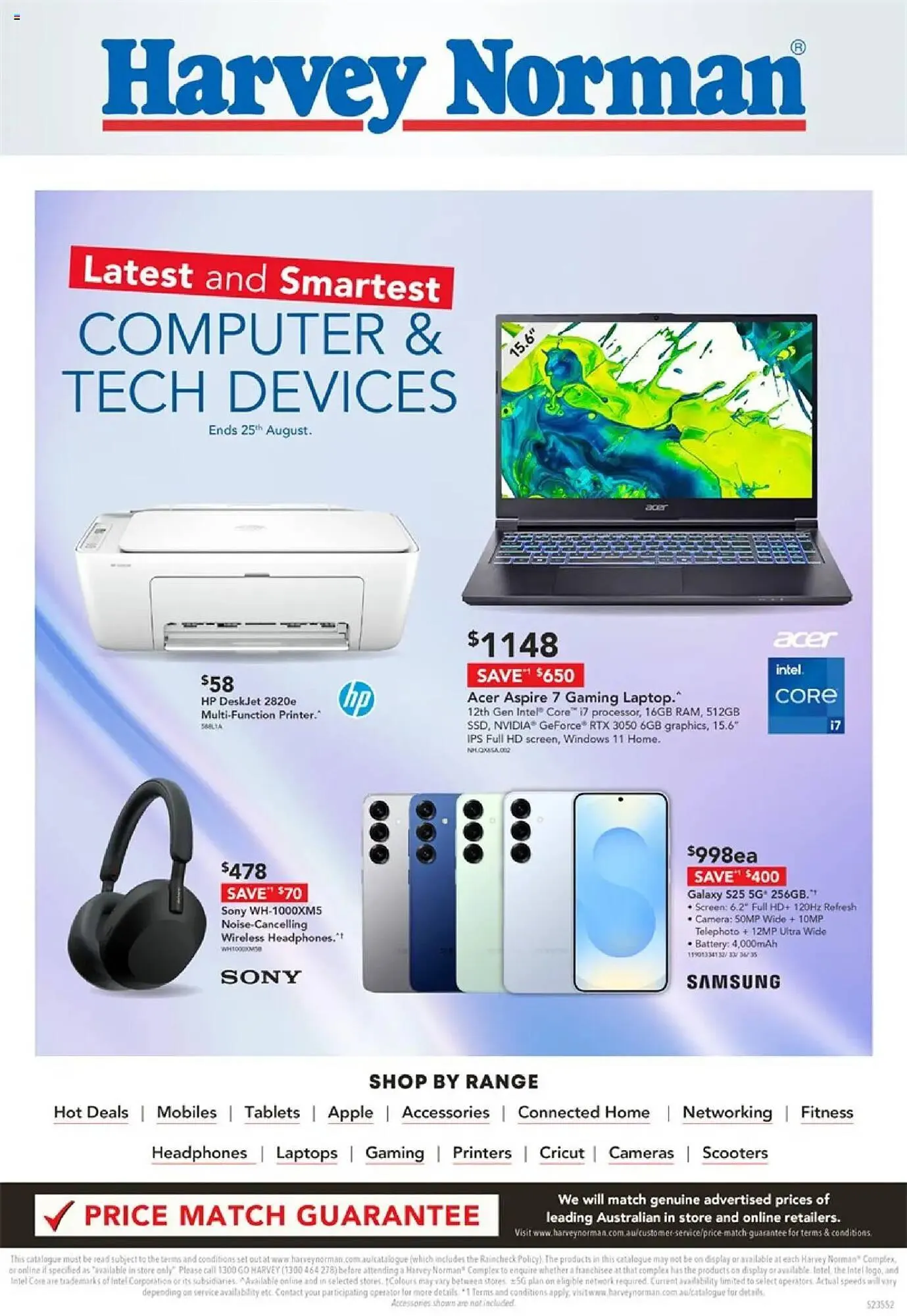 Harvey Norman catalogue - Catalogue valid from 13 August to 25 August 2025 - page 1