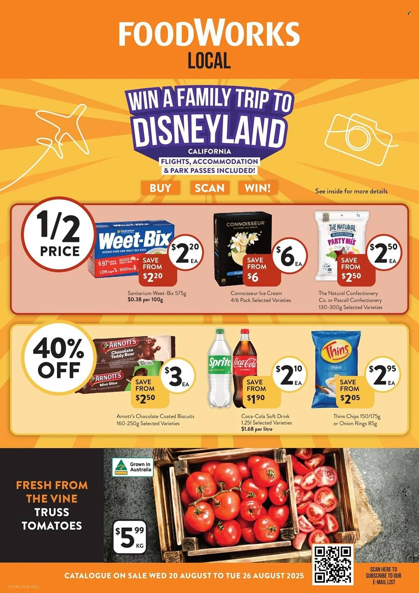 Foodworks catalogue - Catalogue valid from 20 August to 26 August 2025 - page 1