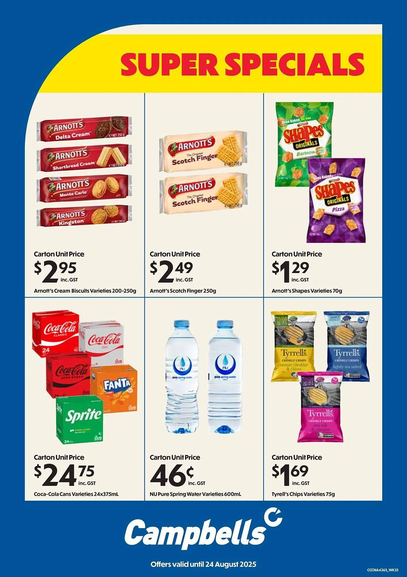 Campbells Wholesale catalogue - Catalogue valid from 12 August to 24 August 2025 - page 1
