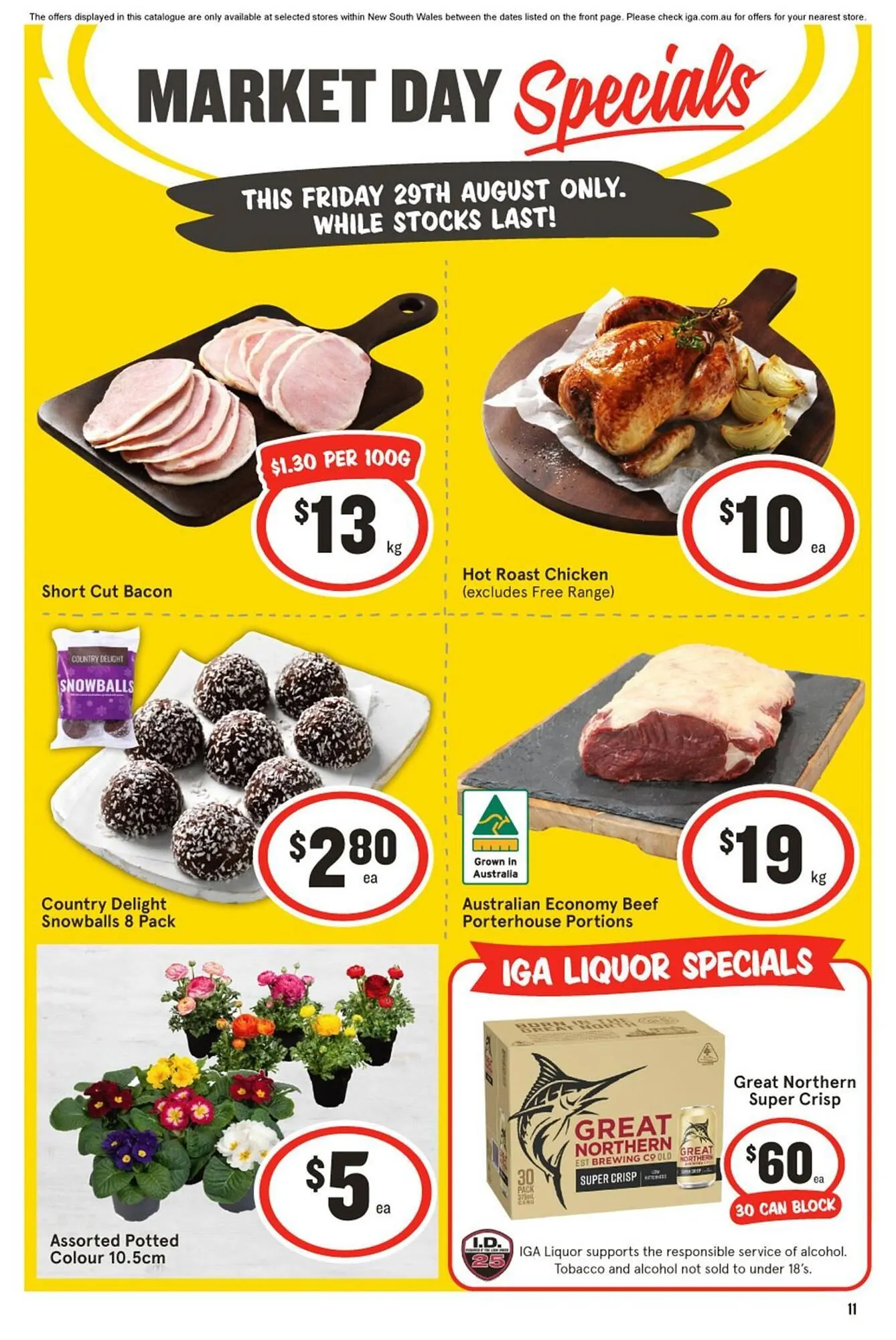 IGA catalogue - Catalogue valid from 29 August to 29 August 2025 - page 1