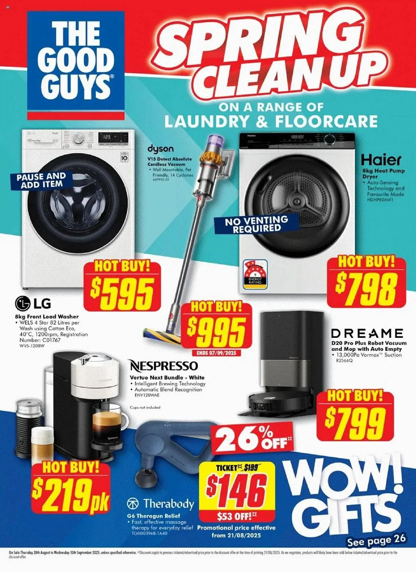 The Good Guys catalogue - Catalogue valid from 28 August to 10 September 2025 - page 1