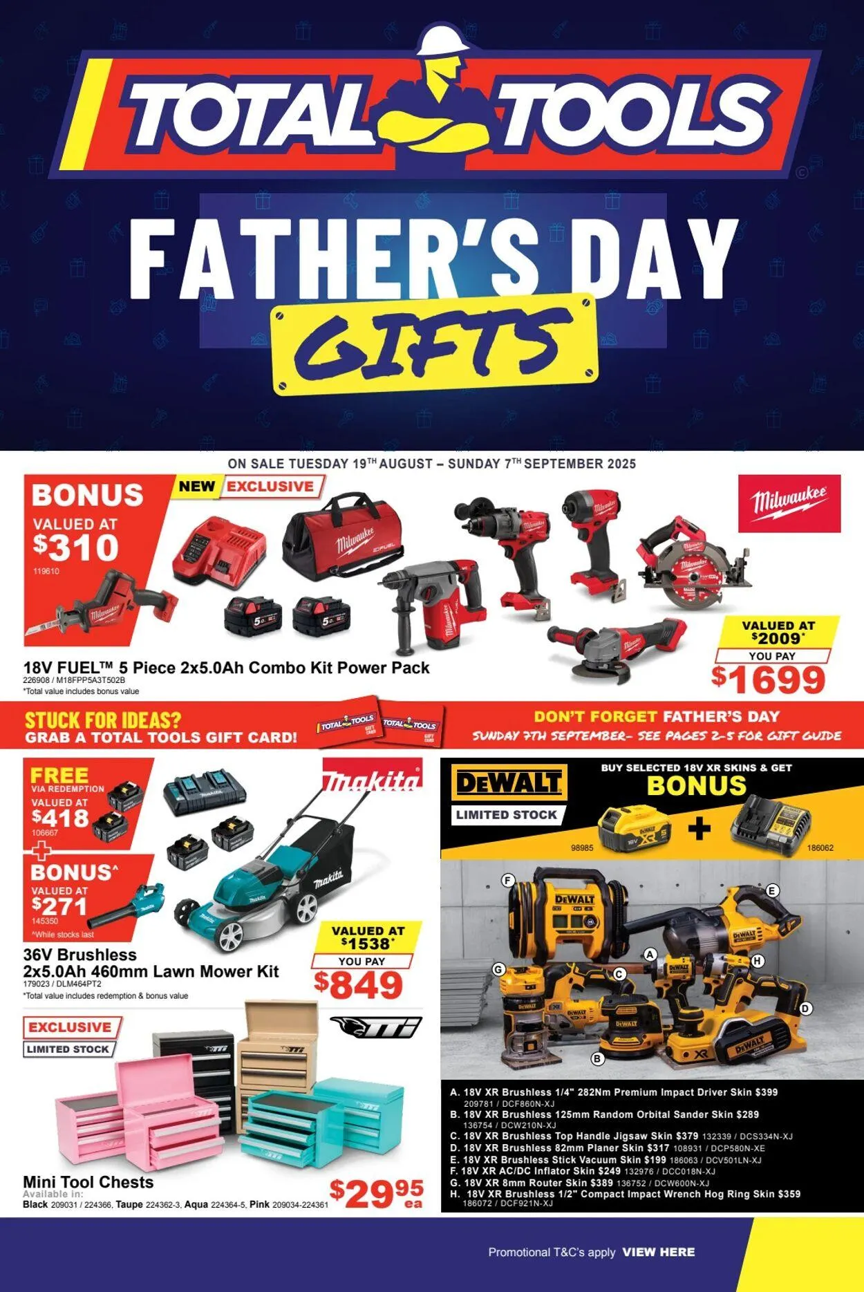Total Tools Current catalogue - Catalogue valid from 27 August to 10 September 2025 - page 1