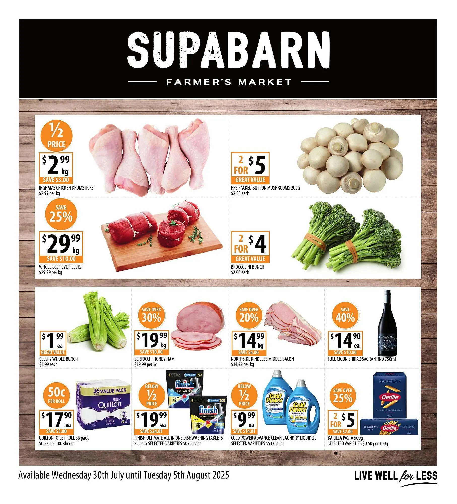 Supabarn catalogue - Catalogue valid from 30 July to 5 August 2025 - page 1