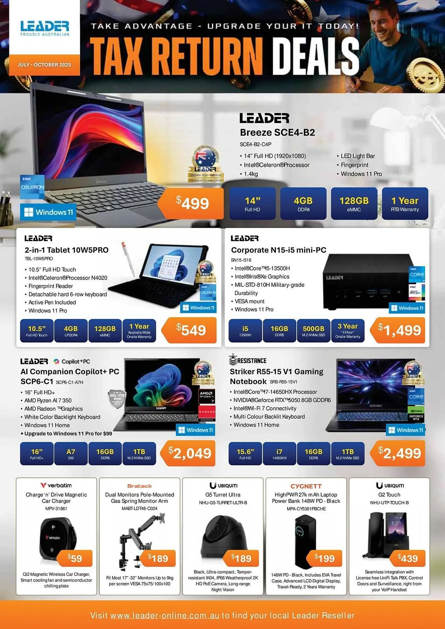 Leader Computers catalogue - Catalogue valid from 1 July to 31 October 2025 - page 1