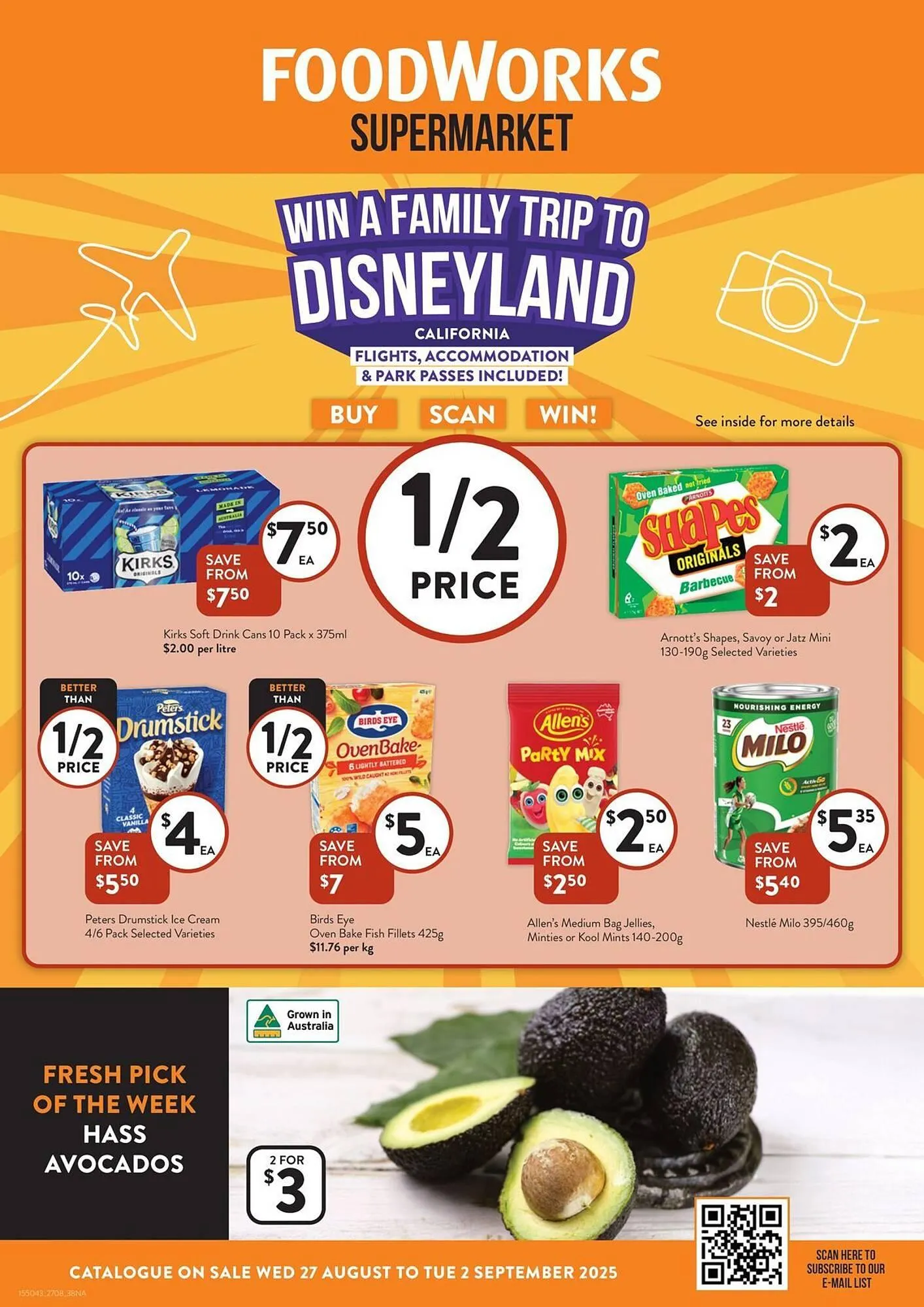 Foodworks catalogue - Catalogue valid from 27 August to 2 September 2025 - page 1