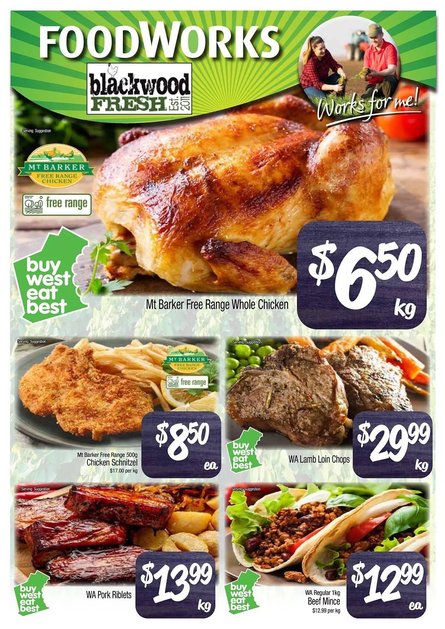 Foodworks catalogue - Catalogue valid from 13 August to 19 August 2025 - page 1