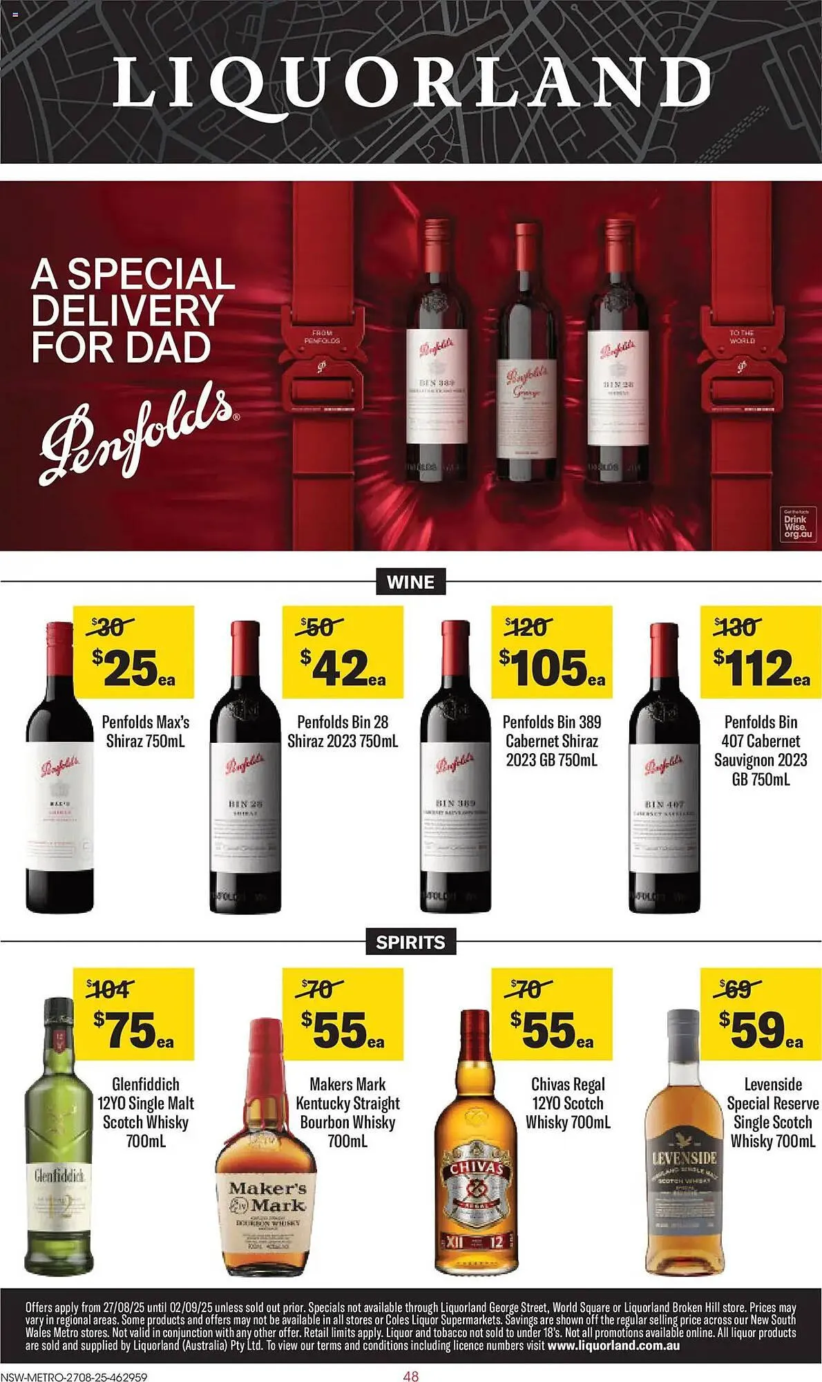 Liquorland catalogue - Catalogue valid from 26 August to 2 September 2025 - page 1