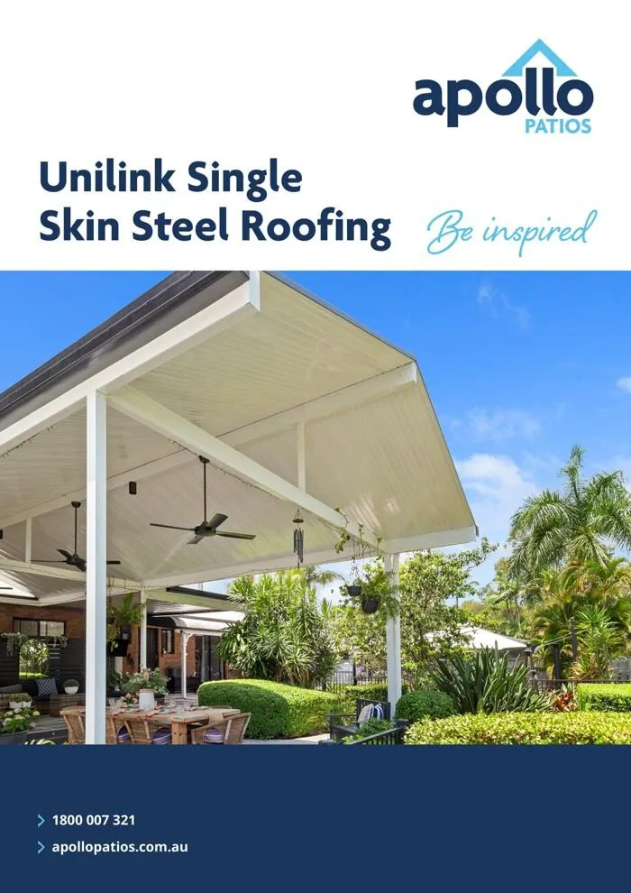 Unilink Single Skin Roofing - Catalogue valid from 3 July to 31 December 2025 - page 1