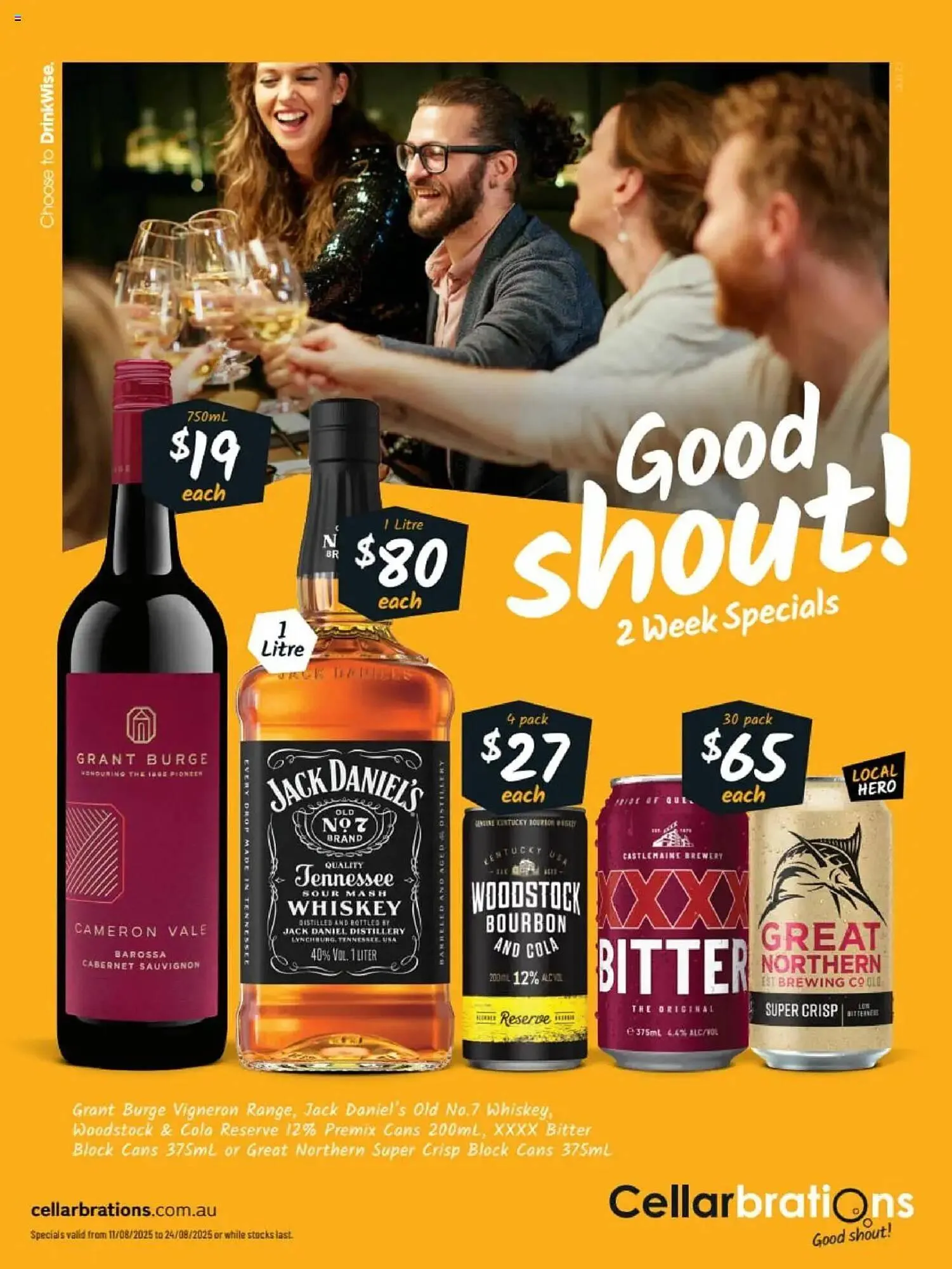 Cellarbrations catalogue - Catalogue valid from 11 August to 24 August 2025 - page 1