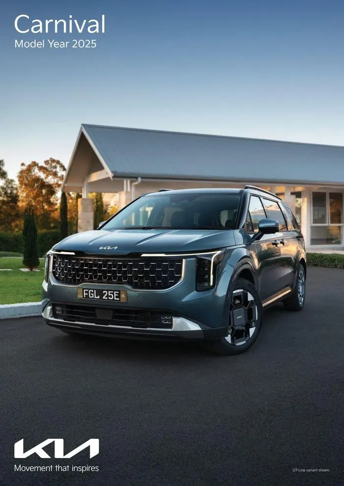 Kia Carnival KA4 - Catalogue valid from 26 August to 26 August 2025 - page 1