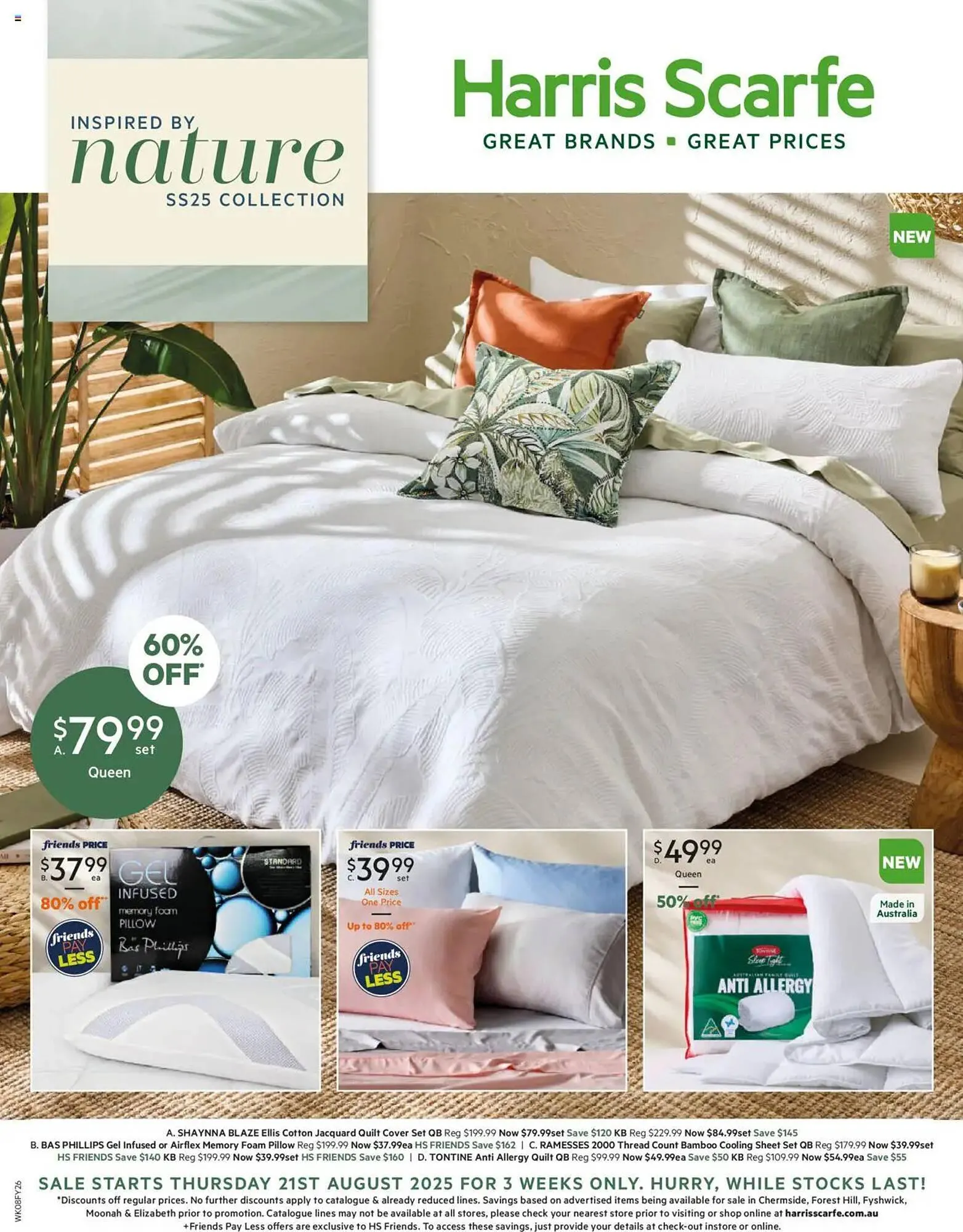 Harris Scarfe catalogue - Catalogue valid from 20 August to 15 September 2025 - page 1