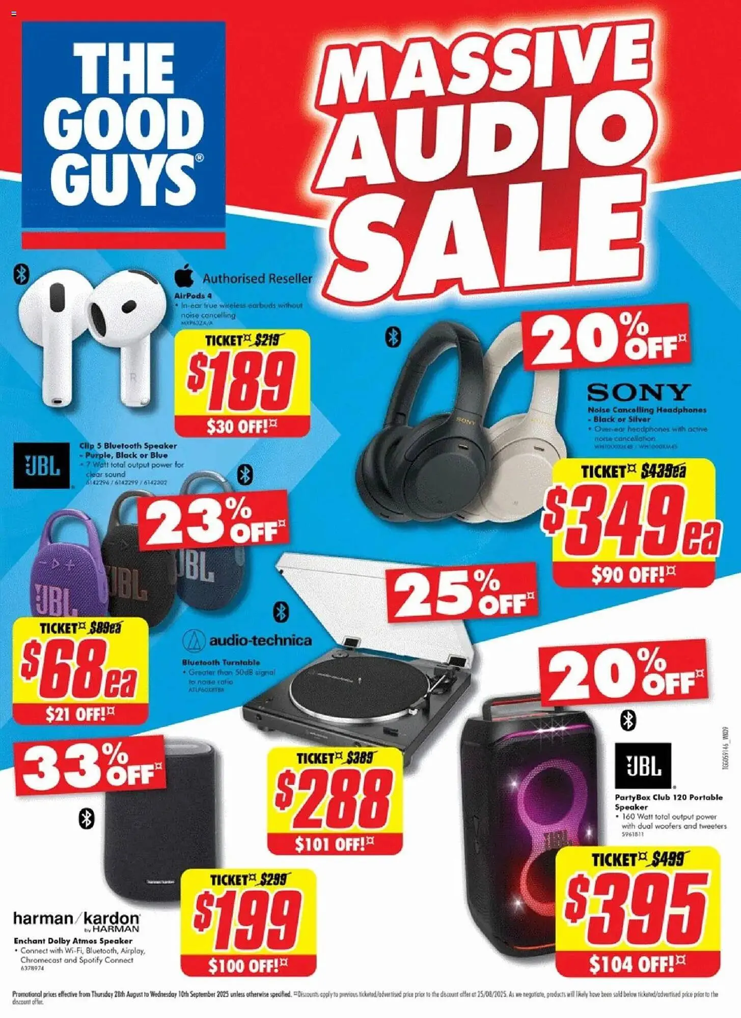 The Good Guys catalogue - Catalogue valid from 26 August to 10 September 2025 - page 1