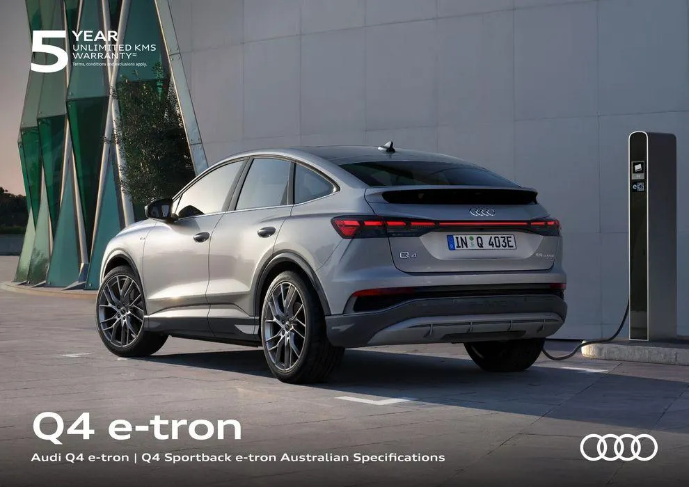 Q4 e-tron - Catalogue valid from 11 September to 11 September 2025 - page 1