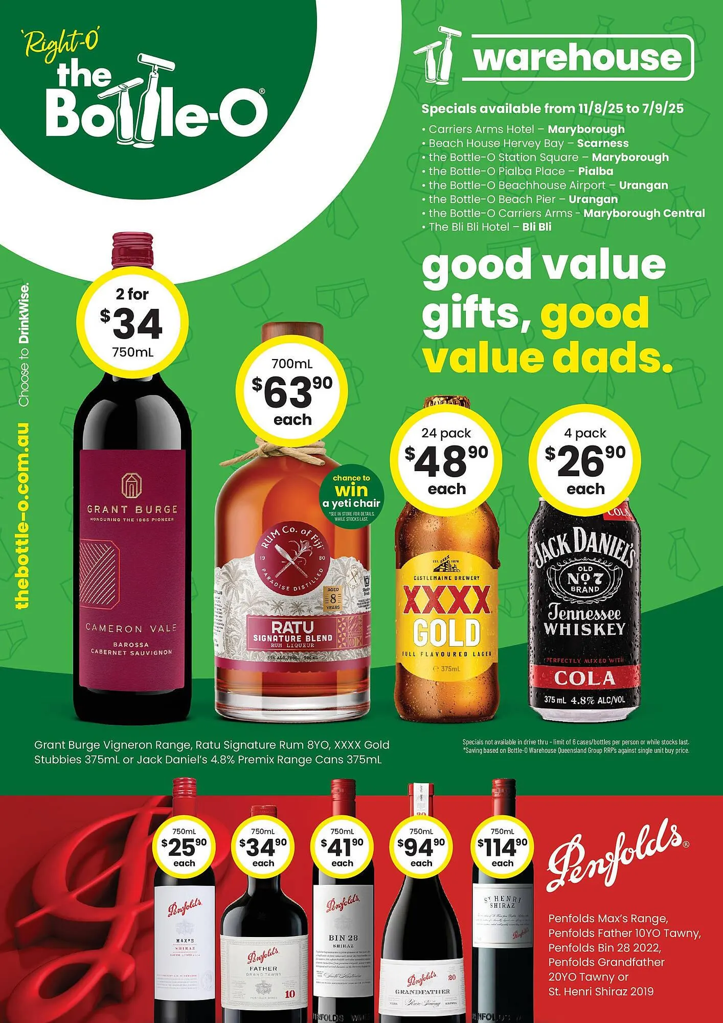 The Bottle O catalogue - Catalogue valid from 10 August to 7 September 2025 - page 1