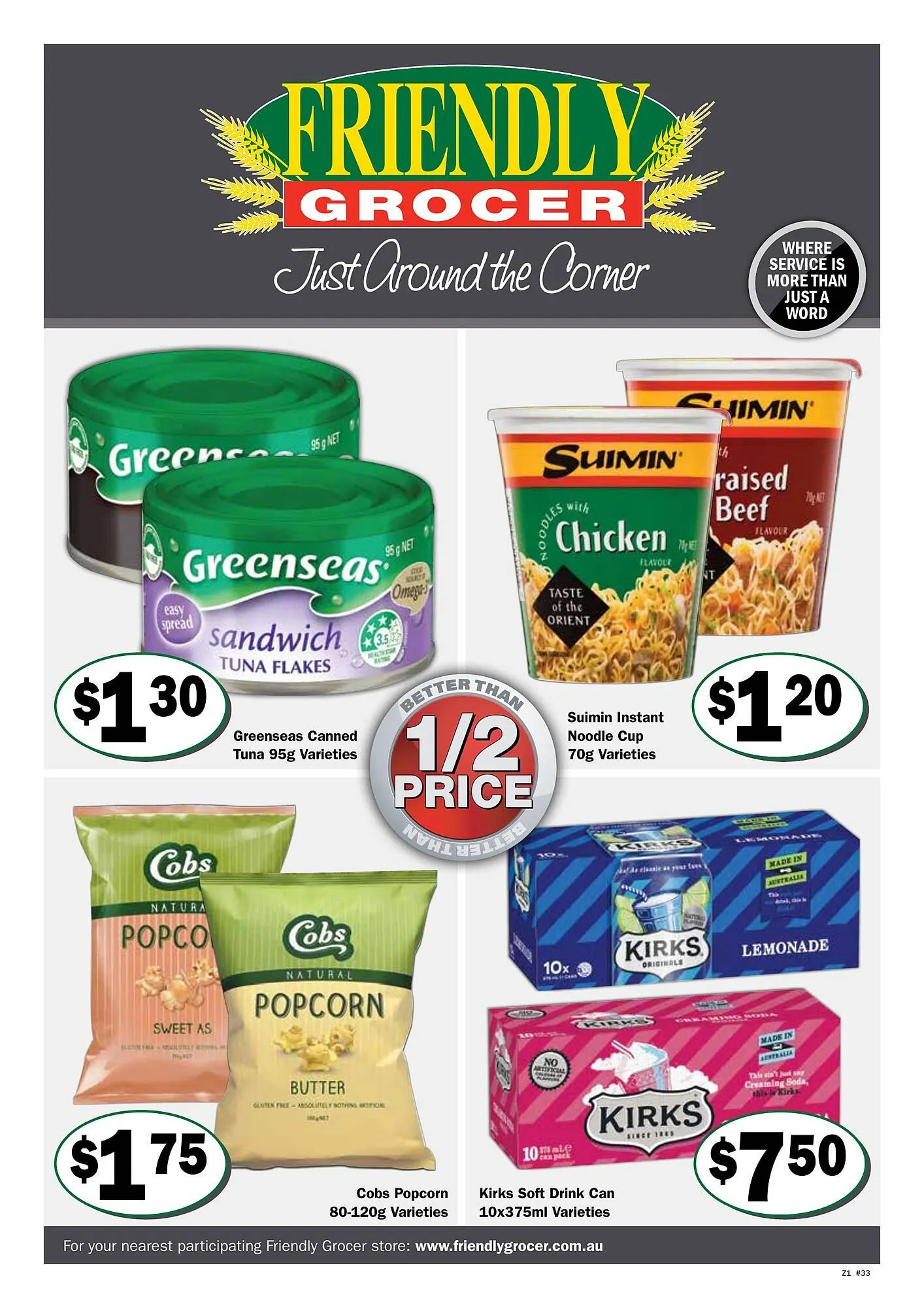 Friendly Grocer catalogue - Catalogue valid from 13 August to 19 August 2025 - page 1