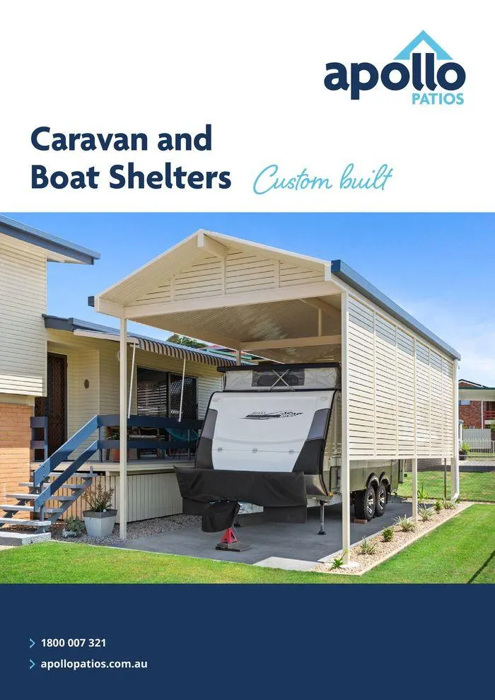 Caravan and Boat Shelters - Catalogue valid from 31 May to 31 December 2025 - page 1