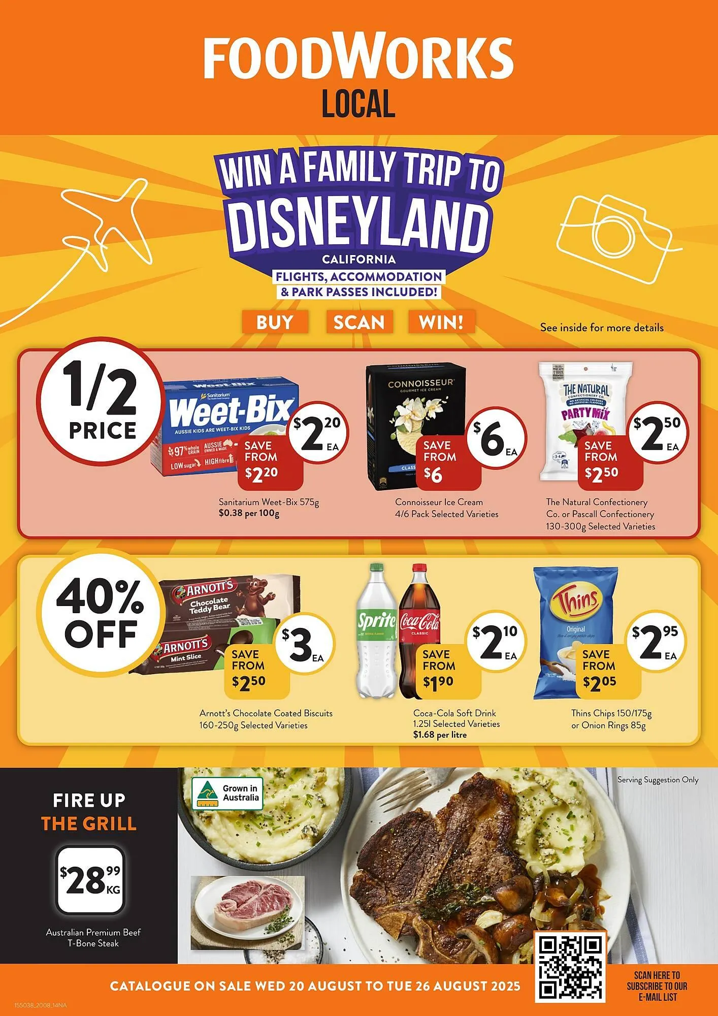Foodworks catalogue - Catalogue valid from 20 August to 26 August 2025 - page 1