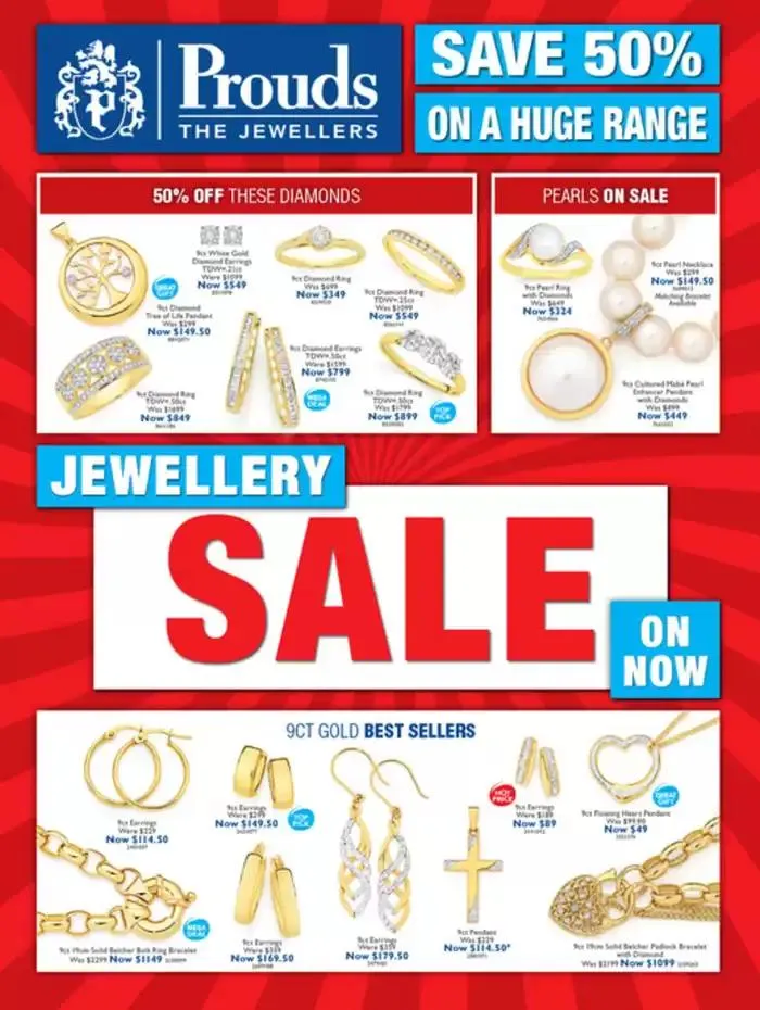 Jewellery Sale On Now - Catalogue valid from 30 December to 26 January 2025 - page 1