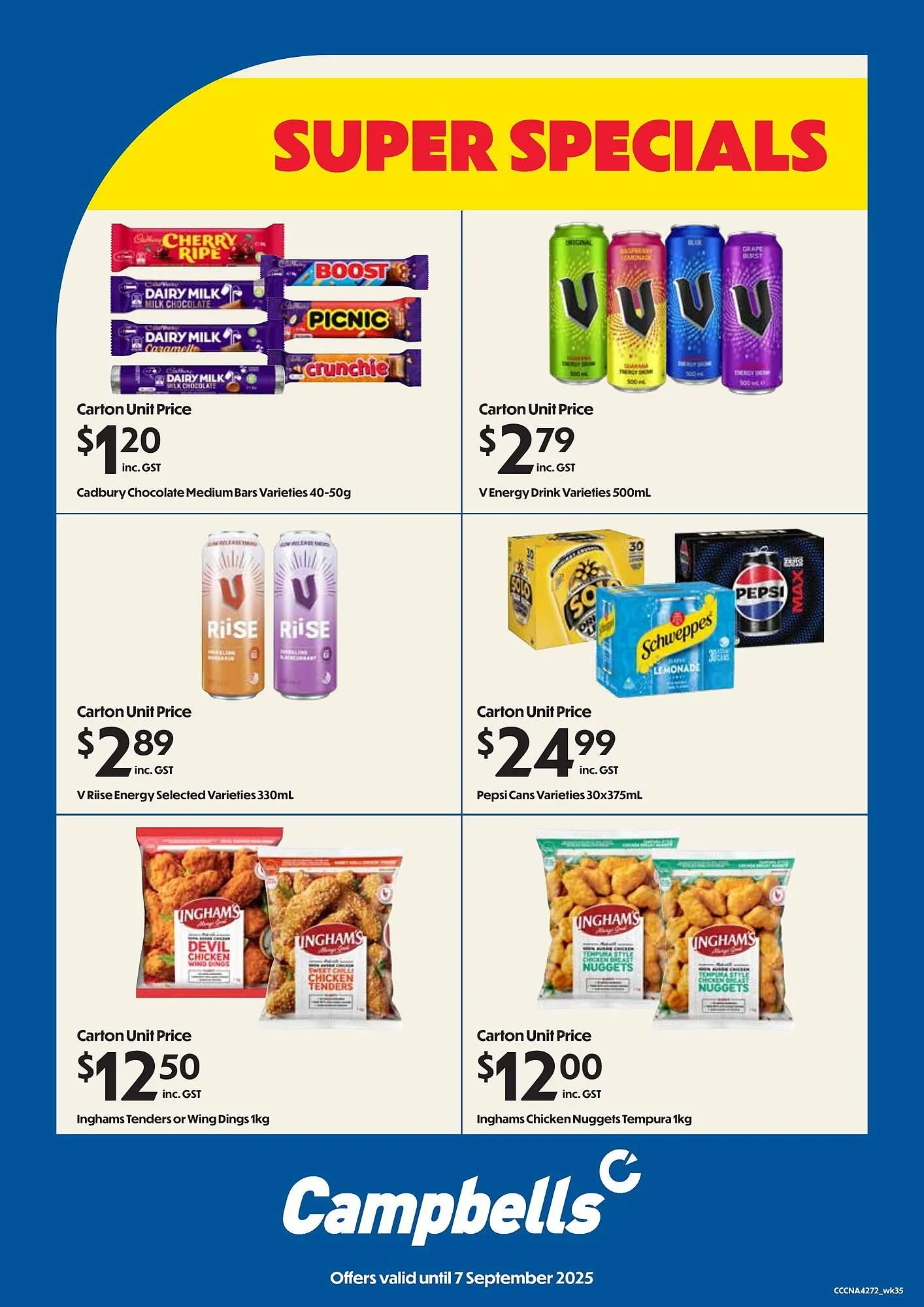 Campbells Wholesale catalogue - Catalogue valid from 25 August to 28 September 2025 - page 1