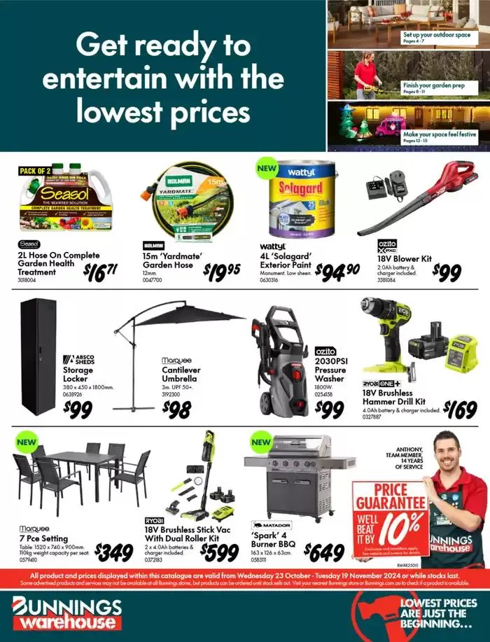 Get Ready to Entertain with the Lowest Prices - Catalogue valid from 23 October to 19 November 2025 - page 1
