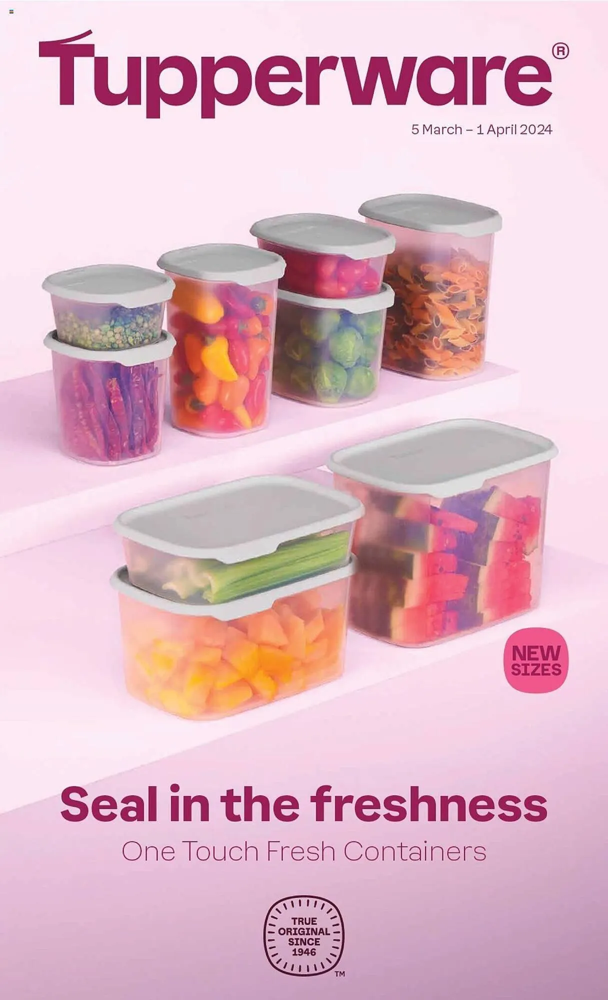 Tupperware catalogue - 5 March 1 April 2024