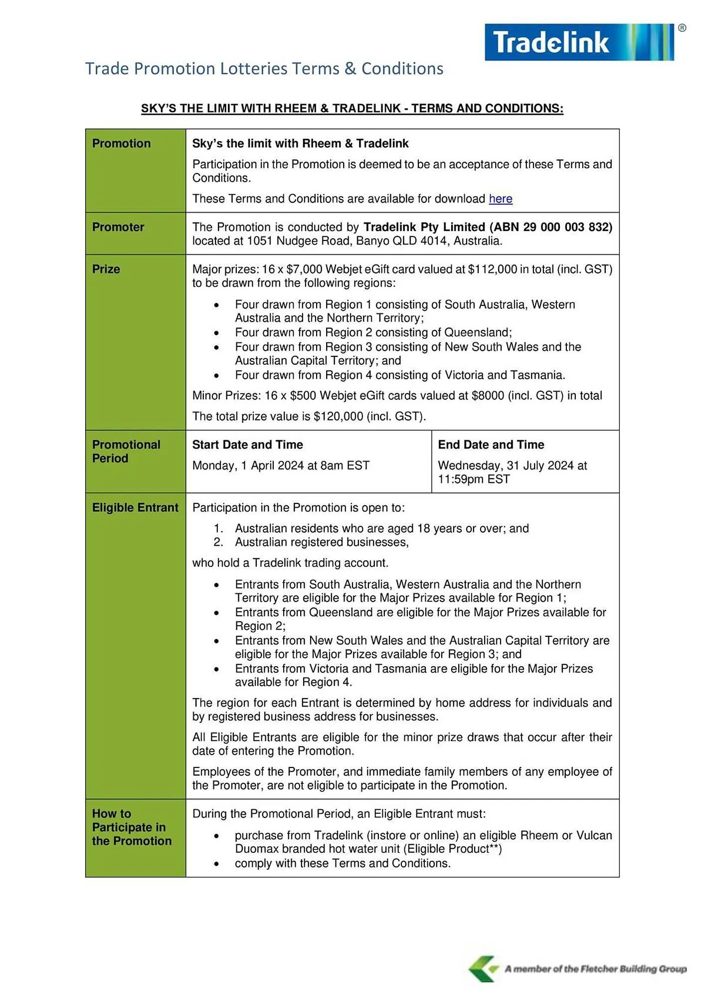Tradelink catalogue - Catalogue valid from 2 April to 31 July 2024 - page 